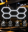 Colmena led tipo hexagono set x5